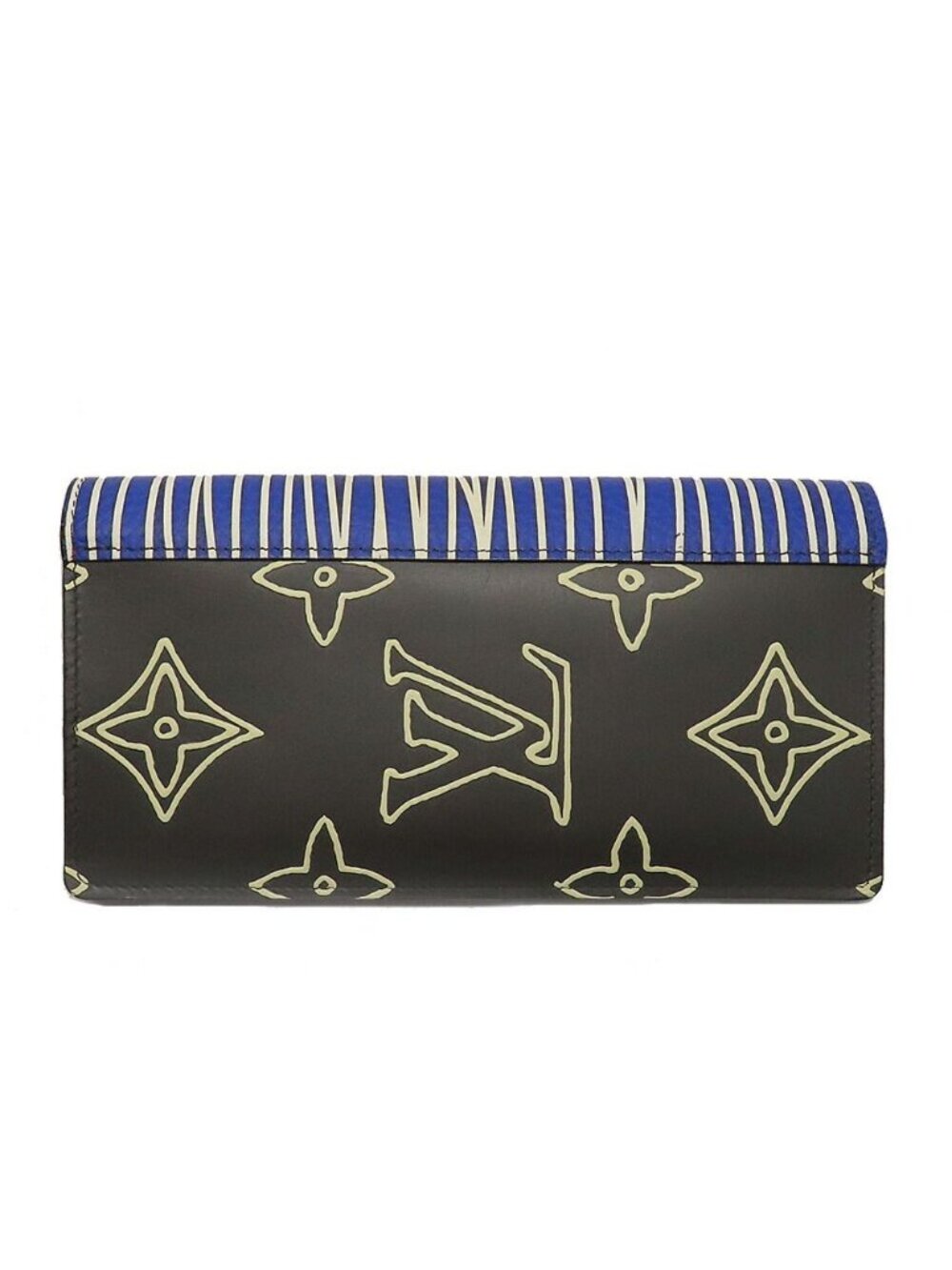 Louis Vuitton Monogram Patchwork Portefeuille Brazza Vivienne Stamp Wallet